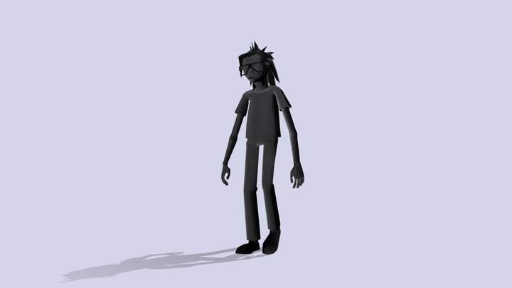 Skrillex Animation 3D Model