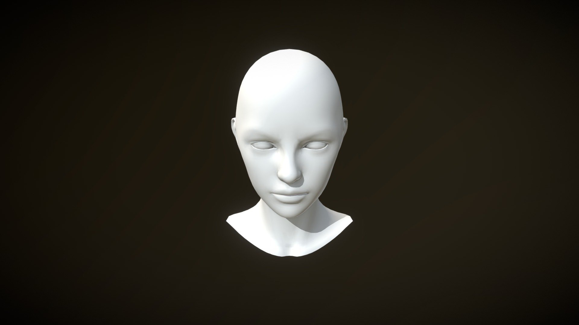 Free Female Head - 3D model by Waterfowl Games (@WaterfowlGames ...