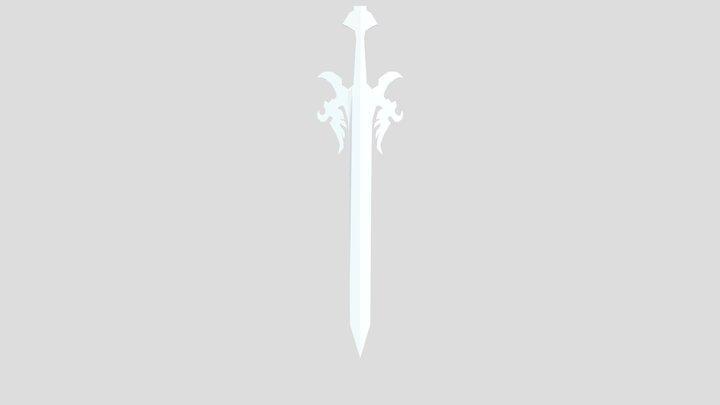 LOW POLY SWORD made by Devil_boy_aadi 3D Model
