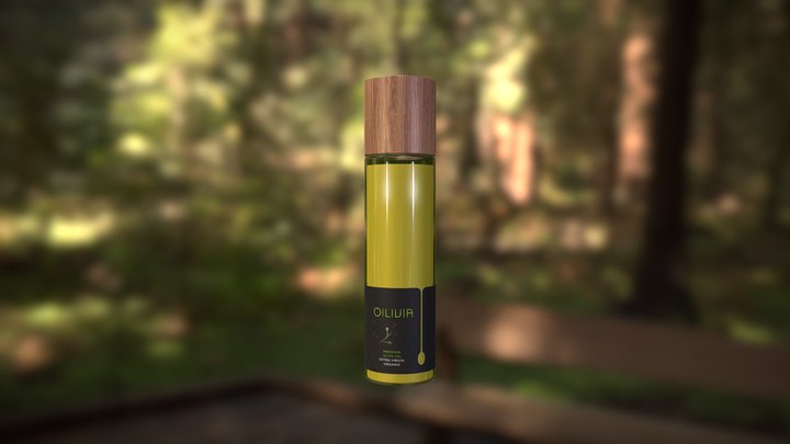 Oilivia olive Oil Bottle Demo 3D Model