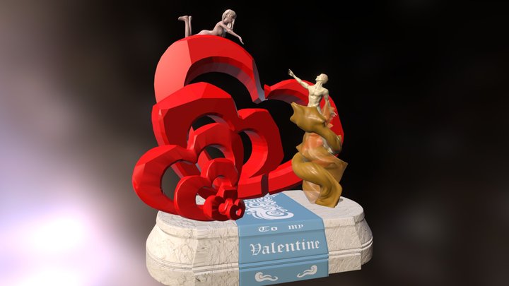 To my Valentine 3D Model