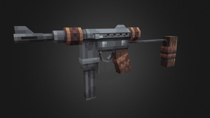 Custom Smg 3D Model