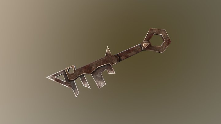 Dwemer Key 3D Model