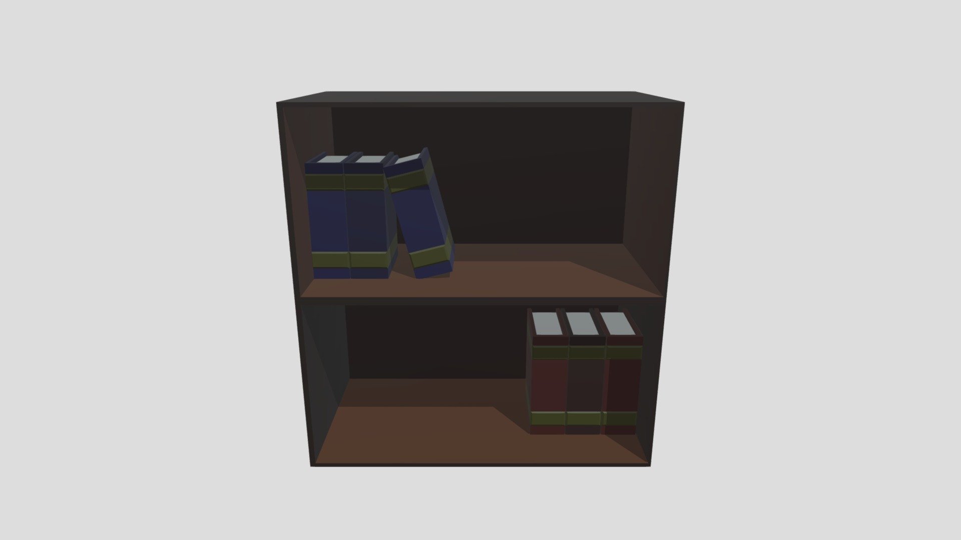 10 Objects Bookcase - Download Free 3D model by tharrijnUC [9c380e9 ...