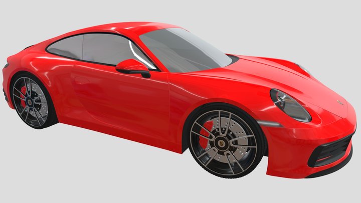 Porsche 911 (2019 Porsche 992) – 3D Scan 3D Model
