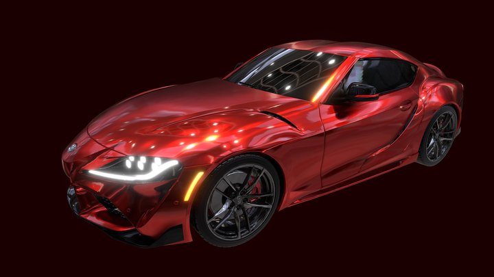 Toyta Supra 2020 3D Model