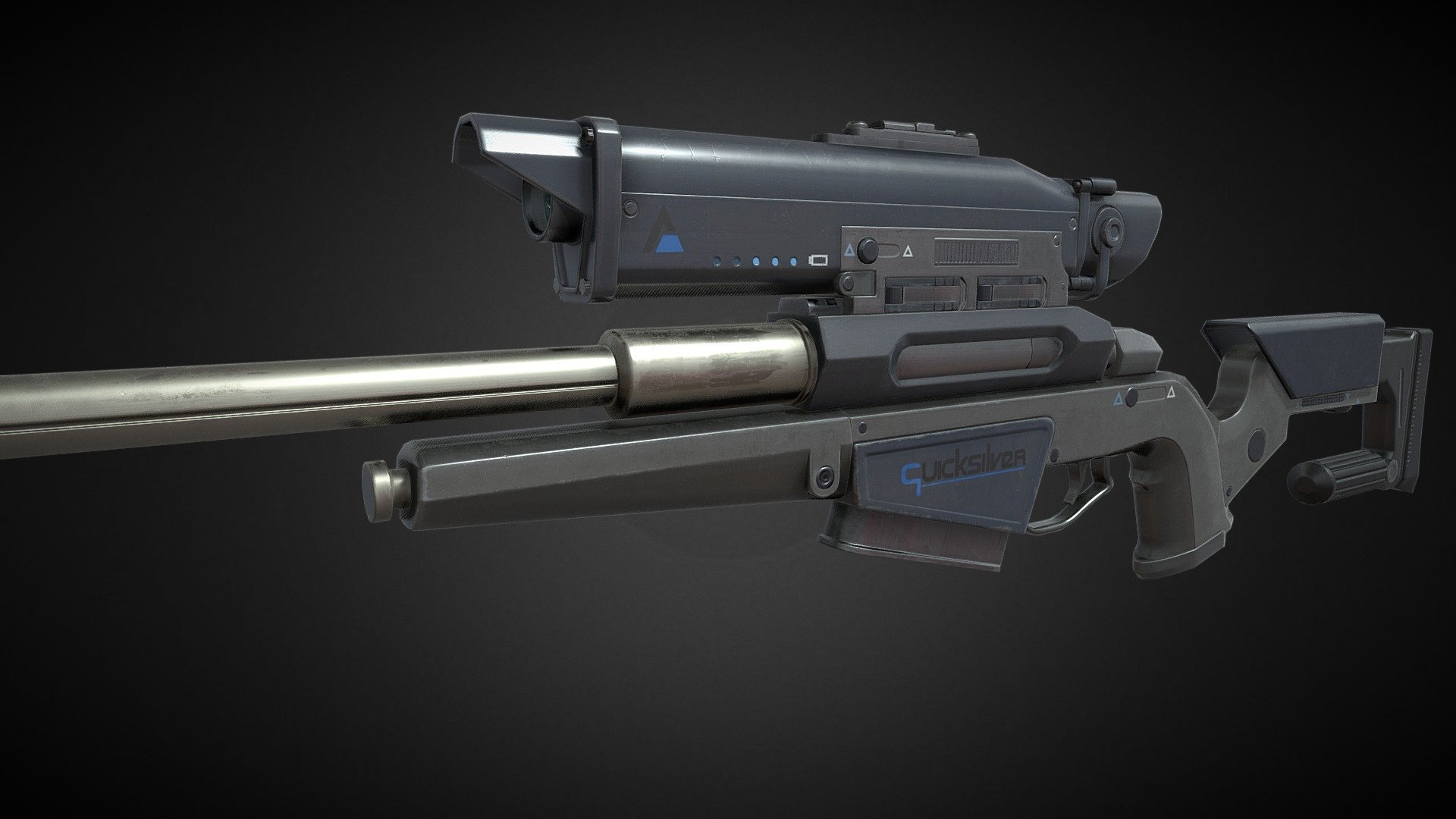 “Sidewinder” Sniper Rifle - 3D model by nomodinh2792 [9c396a1] - Sketchfab