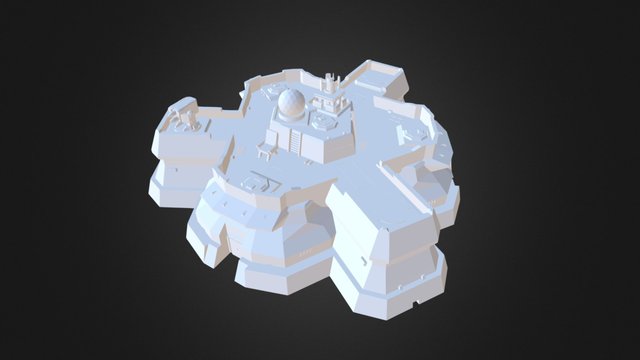 Command Bunker 3D Model