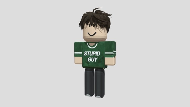 Глупый парень 3D Model