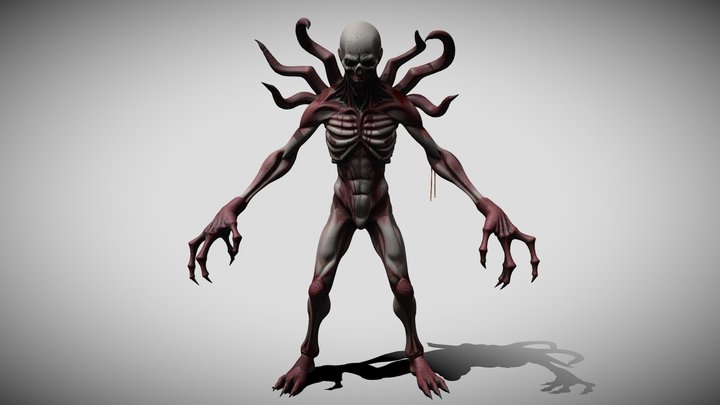 Necromorph Horror Creature - Dead Space Inspired – Modèle 3D gratuit STL
