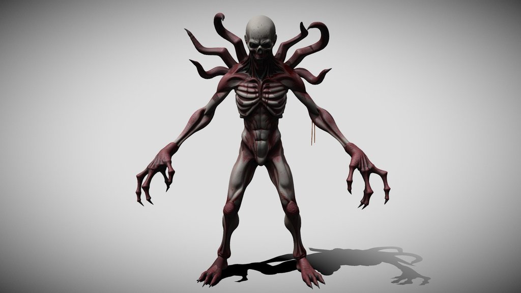 Necromorph Horror Creature - Dead Space Inspired