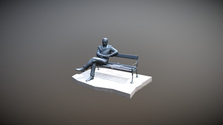 Budapest 3D Statue 3D Model