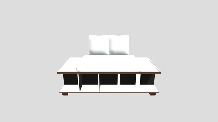 Bench Nook Closed 3D Model