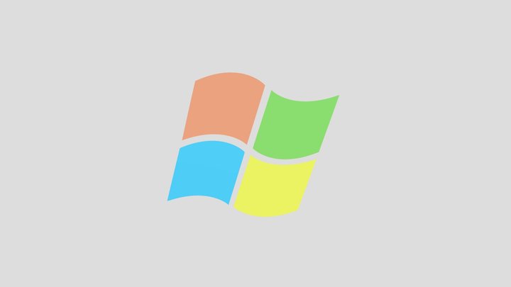 Windows 7 Logo (animated version) 3D Model