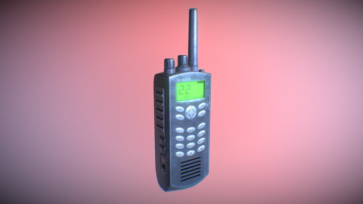Two-Way Radio 3D Model