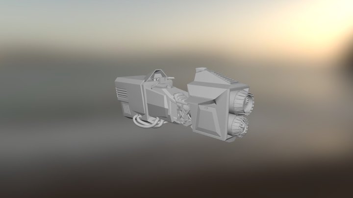 Hoverbike 3D Model
