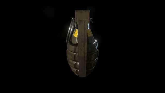 Grenade_MK2 3D Model