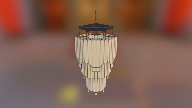 Art Deco Lamp 3D Model