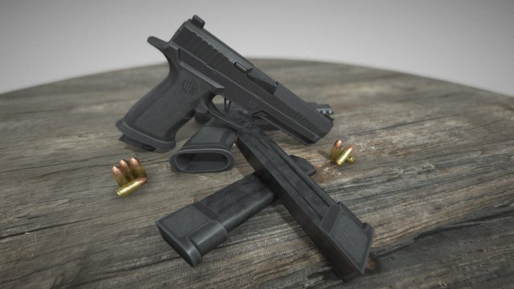 SIG Sauer P320 3D Model