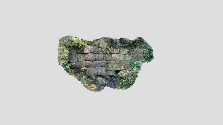 女山（ぞやま）神籠石　長谷水門 3D Model