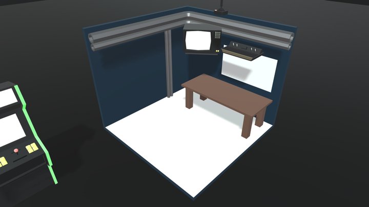 Retro90s Room 3D Model