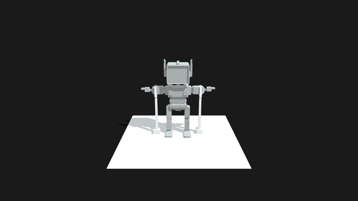 Robot T Posev02 3D Model