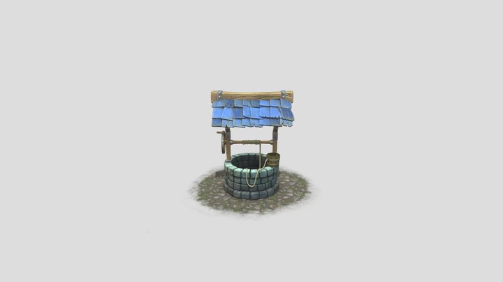 Stone well 3D Model