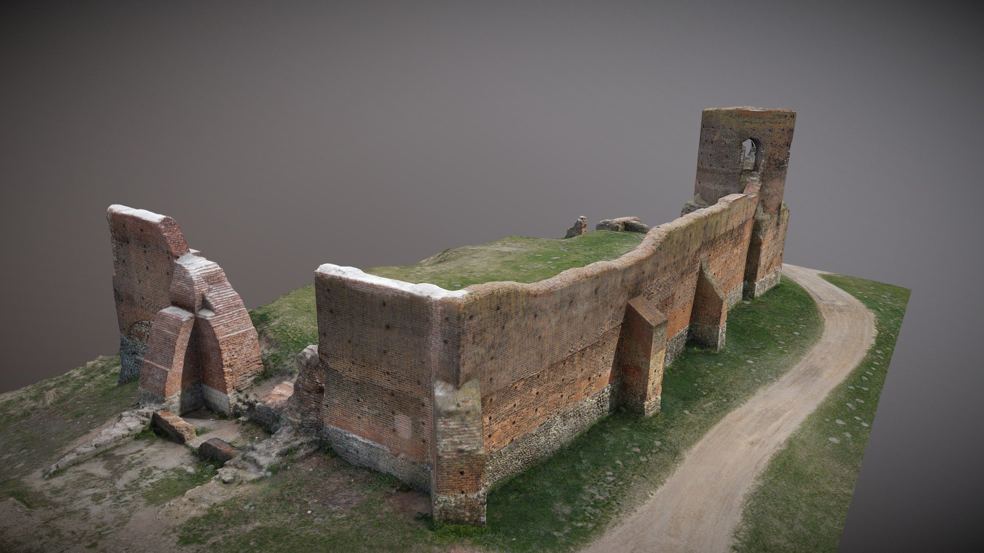 Kolo - Castle Ruins - XIVc