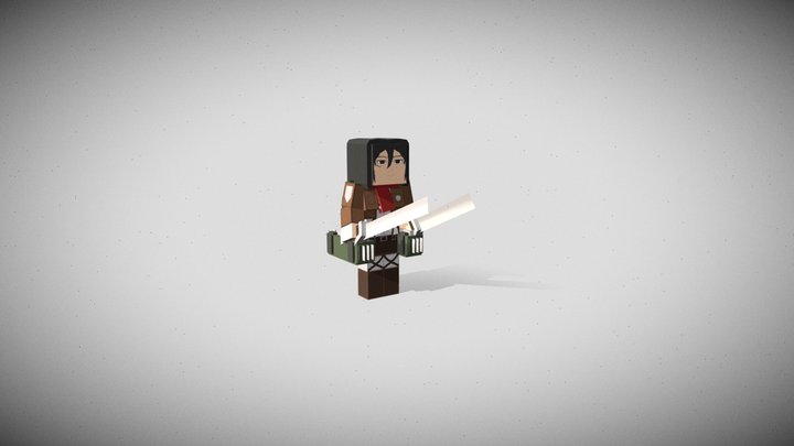 Mikasa Ackerman 3D Model