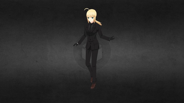 3D file Saber From Fate Stay Night Unlimited Bladeworks 🗡️・3D