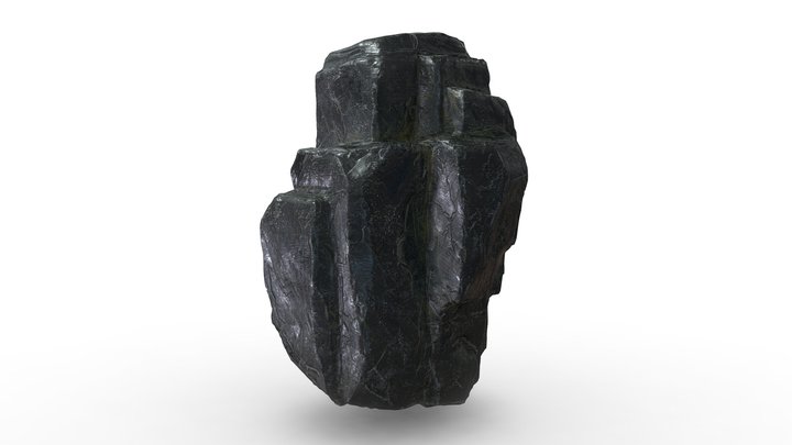 Rock - Basalt 3D Model