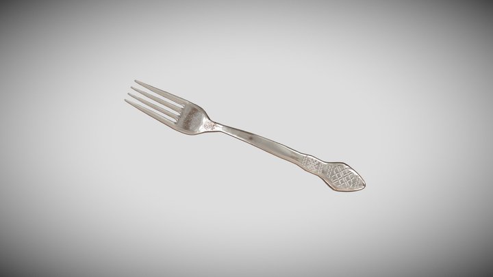 Fork 3D Model