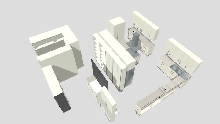 solo muebles la viña gltf 3D Model