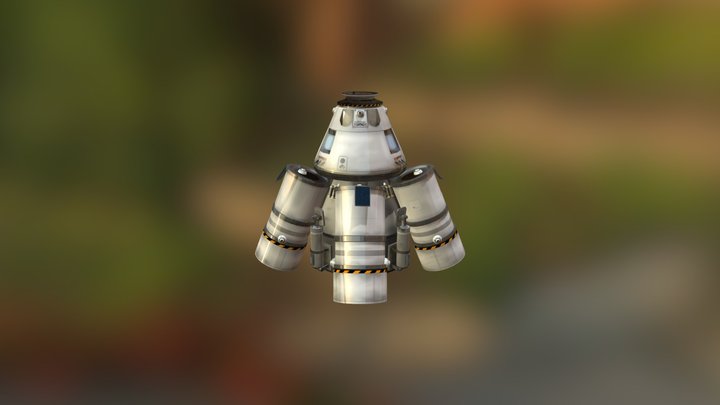 Super-Heavy Lander 3D Model