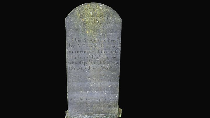 Edward Garret (1793-1857) Headstone (No. 74)