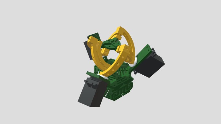 Lightweight Parallel Spherical Robot 3D Model