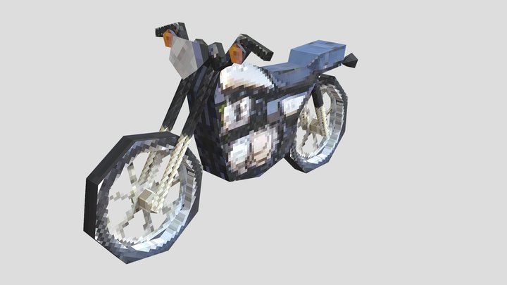 Kawasaki Spectre - PS1 Low Poly – Free 3D Model STL