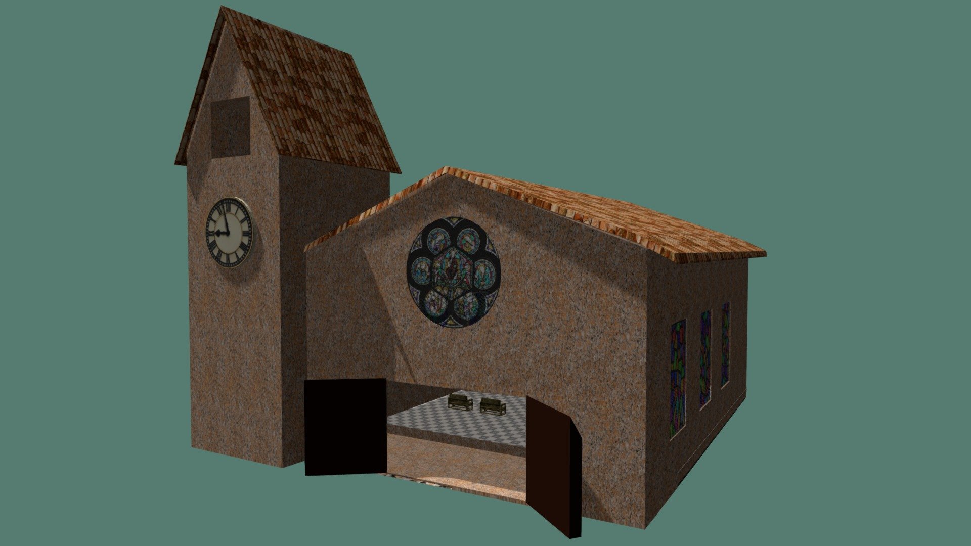 Lowpoly church