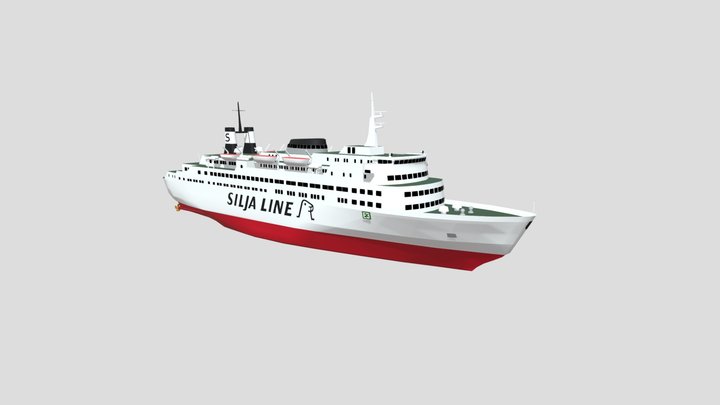 Silja Line M/S Fennia (1966) (1972) 3D Model
