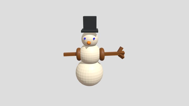 snowman v1 3D Model