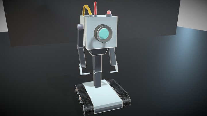 Butter Bot - Rick and Morty 3D Model