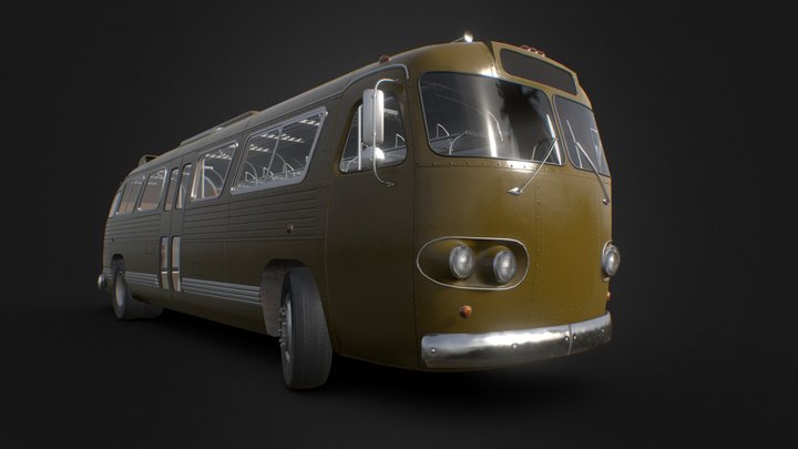 City Bus - Flxible Clipper - game ready 3D Model