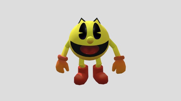 Game Cube - Pac- Man World Rally - Pac- Man 3D Model