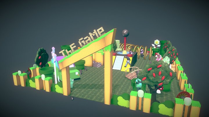 THE GAME 3D Model