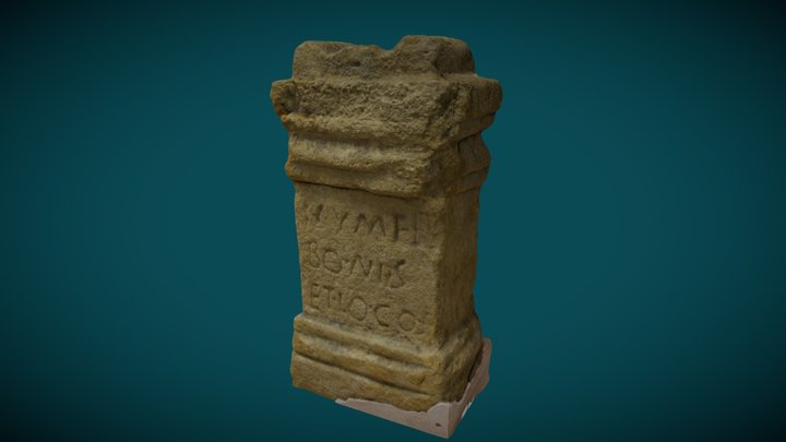 Ara votiva de Cabriana 3D Model