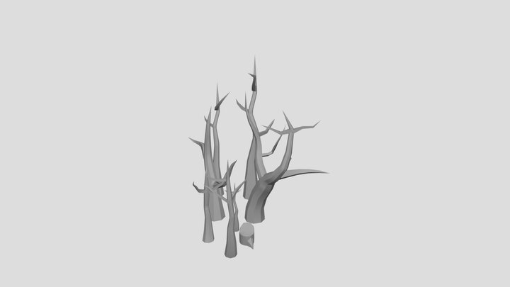 Environment trees 3D Model