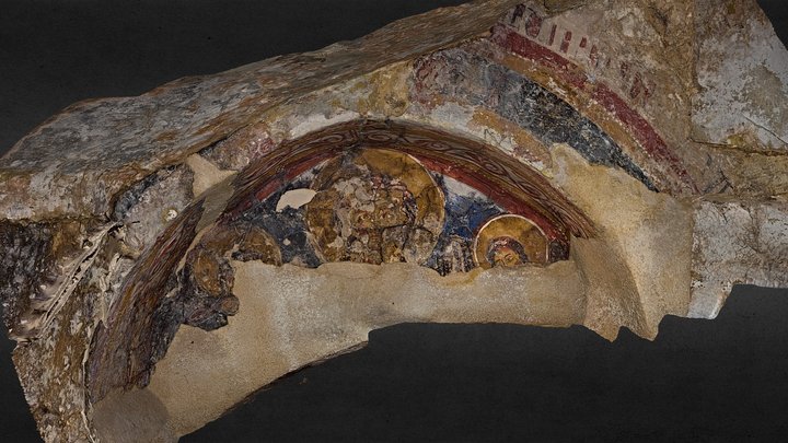 Santa Maria della Ritornata, Affresco 3D Model