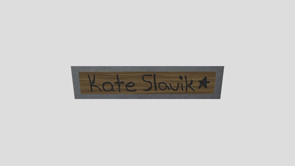 Katheryn Slavik Nameplate