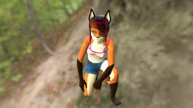 Foxgirl 3D Model
