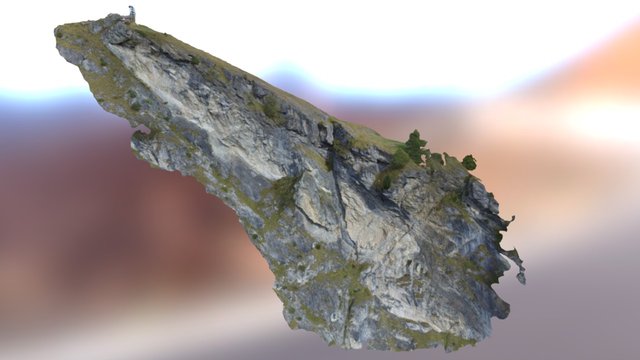 Quartzites rockface - Drone photogrammetry 3D Model